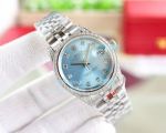 Swiss Rolex Datejust 31 Ice Blue Dial Jubilee Bracelet Watch NH05 Movement